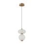Lampa wisząca Nico PND-8545-2-AB-WH 3000K 1x8W/LED 825lm IP20 od Italux