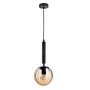 Lampa wisząca Ravena PND-2324-1 BK+AMB 1x10W/E27 IP20 od Italux