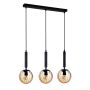 Lampa wisząca Ravena PND-2324-3L BK+AMB 3x10W/E27 IP20 od Italux