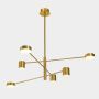 Lampa wisząca Remdal PND-16374-6-COP-GD-4K 4000K 36W/LED 2700lm IP20 od Italux