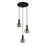 Lampa wisząca Santia PND-65342-3A-BK+SG 3x40W/E27 IP20 od Italux