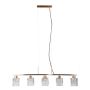 Lampa wisząca Simona PND-40814-5-HBR 5x40W/E14 IP20 od Italux