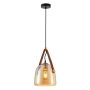 Lampa wisząca Solta PND-24342-1-BK-AMB 1x40W/E27 IP20 od Italux