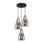 Lampa wisząca Solta PND-24342-3A-BK-SG 3x40W/E27 IP20 od Italux