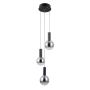 Lampa wisząca Strela PND-34378-3S-BK 3000K 3x15W/LED 1188lm IP20 od Italux