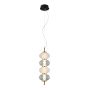 Lampa wisząca Testa PND-84938-4V-BK 3000K 4x16W/LED 1000lm IP20 od Italux