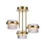 Lampa sufitowa Tiara PND-77362-3-24W-GD 3000K 3x24W/LED 2603lm IP20 od Italux