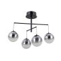 Lampa wisząca Velada PND-34381-4-BK 3000K 4x20W/LED 1810lm IP20 od Italux