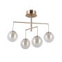 Lampa sufitowa Velada PND-34381-4-HBR 3000K 4x20W/LED 1810lm IP20 od Italux