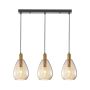 Lampa wisząca Zulo PND-27812-3-BRO-AMB 3x40W/E27 IP20 od Italux