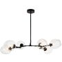 Lampa sufitowa MODERN ORCHID ST-1232-6 black transparent 6x60W/E27 IP20 od Step Into Design