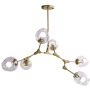 Lampa sufitowa MODERN ORCHID ST-1232-6 GOLD transparent 6x60W/E27 IP20 od Step Into Design