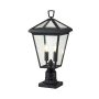 Słup oświetleniowy Alford Place QN-ALFORD-PLACE3-M-MB 2x40W/E14 IP44 od Quintiesse