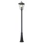 Słup oświetleniowy Alford Place QN-ALFORD-PLACE5-L-MB 4x40W/E14 IP44 od Quintiesse