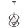 Lampa wisząca Blacksmith QN-BLACKSMITH-3P-OBK 3x40W/E14 IP44 od Quintiesse