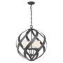 Lampa wisząca Blacksmith QN-BLACKSMITH-4P-OBK 4x40W/E14 IP44 od Quintiesse