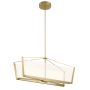 Żyrandol Calters QN-CALTERS-ISLE-CG 3000k 1x50.8W/LED 5440 Lm od Quintiesse