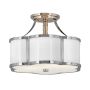 Lampa sufitowa Chance QN-CHANCE-SF-S-PN 2x60W/E27 od Quintiesse