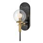 Kinkiet Gilda QN-GILDA-WB1-BK 1x40W/E14 IP44 od Quintiesse
