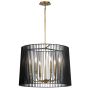 Żyrandol Linara QN-LINARA-6P-BK 6x60W/E14 od Quintiesse