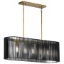 Lampa wisząca Linara QN-LINARA-ISLE-BK 5x60W/E27 od Quintiesse