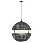 Lampa wisząca Maddox QN-MADDOX-P-M-BK-BK 1x60W/E27 IP44 od Quintiesse