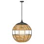 Lampa wisząca Maddox QN-MADDOX-P-M-BK-CAM 1x60W/E27 IP44 od Quintiesse