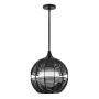 Lampa wisząca Maddox QN-MADDOX-P-S-BK-BK 1x60W/E27 IP44 od Quintiesse