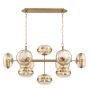 Lampa wisząca Nottingham QN-NOTTINGHAM-10LP-AB 10x40W/E27 IP20 od Quintiesse