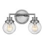 Kinkiet Poppy QN-POPPY2-PC-BATH 2x60W/E27 IP44 od Quintiesse