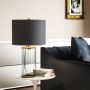 Lampka stołowa Reno QN-RENO-SMOKE-AB 1x60W/E27 od Quintiesse