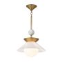 Lampa wisząca Saucer QN-SAUCER-1P-M-AB-OPAL 1x40W/E27 IP20 od Quintiesse