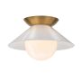 Plafon Saucer QN-SAUCER-FM-AB-OPAL 1x40W/E27 IP20 od Quintiesse