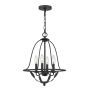 Lampa wisząca Bradbury QZ-BRADBURY-4P-GK 4x40W/E14 od Quoizel