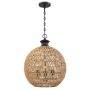 Lampa wisząca Casablanca QZ-CASABLANCA-3P-PBZ 3x60W/E27 IP20 od Quoizel