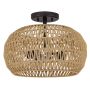 Lampa sufitowa Casablanca QZ-CASABLANCA-3SF-PBZ 3x60W/E27 IP20 od Quoizel