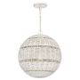Lampa wisząca Lindendale QZ-LINDENDALE-P-AWH 1x60W/E27 IP44 od Quoizel