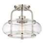 Lampa sufitowa QUOIZLE QZ-TRILOGY-SFS-BN 1x60W/E27 od Elstead Lighting