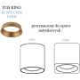 Downlight wpuszczany TUB RING/GD RC0155/C0156 GOLD ip20 od Maxlight