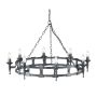 Żyrandol SAX8 BLK/SIL SAXON od ELSTEAD LIGHTING