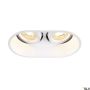Downlight wpuszczany HORN DOUBLE 1006122 2x25W/GU10 od SLV