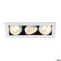 Downlight wpuszczany KADUX 3 115531 3x50W/GU10 IP20 od SLV