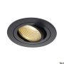 Downlight wpuszczany NEW TRIA 1 SET 113870 1x8W/LED 2700K 645lm IP20 38º od SLV