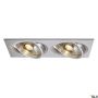 Downlight wpuszczany NEW TRIA 2 111382 2x75W/GU10/ES111 IP20 od SLV