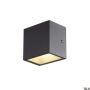 Kinkiet SITRA CUBE WL 1002032 2x11W/LED 3000/4000K 1100 / 1270lm IP44 105º od SLV