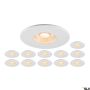 Downlight wpuszczany UNIVERSAL DOWNLIGHT 1007272 2700K|3000K|4000K|6500K 1x8W/LED 560lm|610lm|680lm|640lm ip20_ip65 od SLV