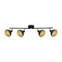 Spot Savio SPL-27357-4-BK-GD 4x40W/E14 IP20 od Italux