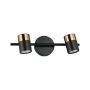 Kinkiet Elice WL-58892-2-BK-BRO 2x35W/GU10 IP20 od Italux