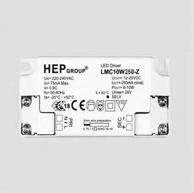 LED Driver CC 250mA 6.5-10W-6008021-Astro Lighting-161827