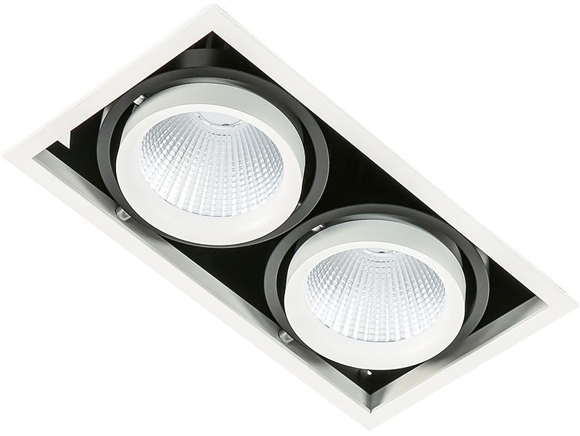 VERTICO-GL7108-2/2X18W 3000K WH+BL-Italux-119478